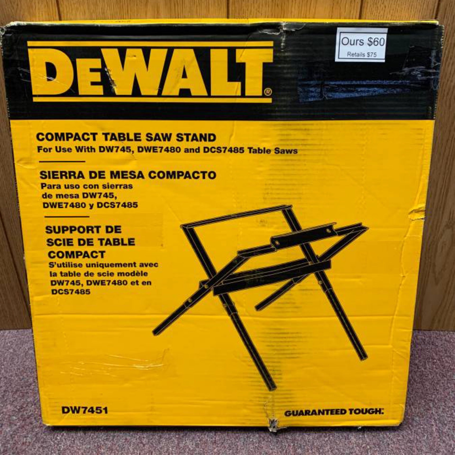 Aulpq Table Saw Stand Bolt Kit For DEWALT 10-Inch DW7451 Table Saw Stand All Bolts Included